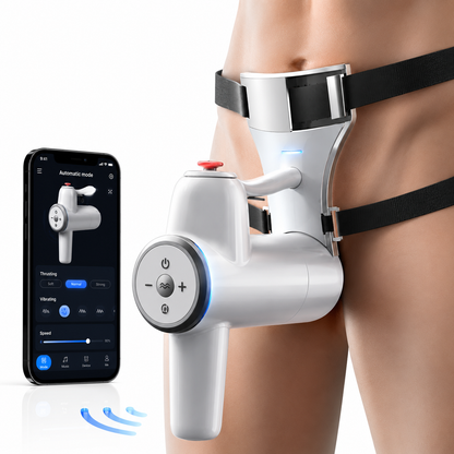 Freihändig Bedienbarer Automatischer Masturbator Blowjob Machine mit 8 Stoß & Saugmodi