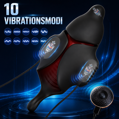 Elektrischer Penis Trainer Eichelvibrator Masturbator mit 10 Vibrationsmodi