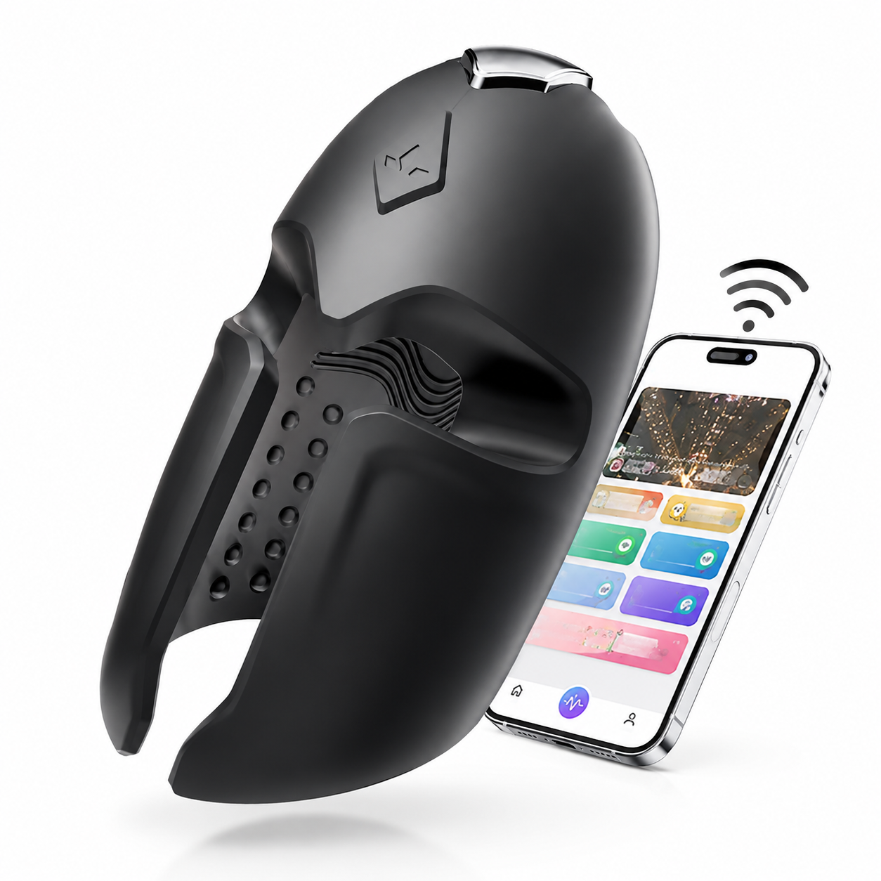App-Fernbedienung Eichelvibrator Penistrainer Massagegerät Masturbator mit 10 Vibrations