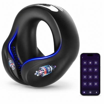 2 IN 1 Extrem Vibrierender Penisring Massagegerät mit 10 Vibrationsmodi
