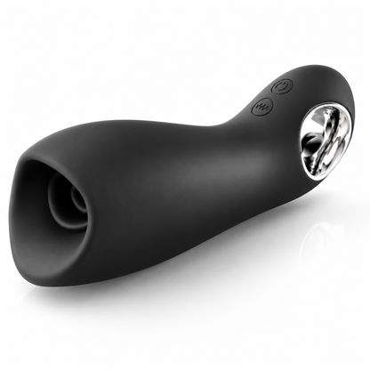 3 IN1 Penisvibrator Elektrisch masturberen met 5 tonglikmodi Holle ring en 10 vibratiemodi 