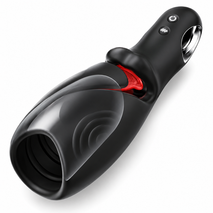Zungenlecken Flattern Masturbatoren Penistrainer Vibrator mit 10 Zungenleck & Schlagmodi & Vibrationsmodi