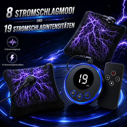 E-stim Penisringe Bondage Set mit 8 Stromschlagmodi und 19 Stromschlagintensitäten