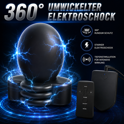 Leitfähiges Silikon Elektro Shock Penisring Elektrische Stimulator Cockringe Eichel Set