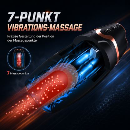 Automatisches Masturbationsgerät Penis Trainer mit Teleskop & Saug & Klemmmechanismus