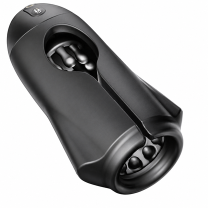 App-gesteuerter Penis Trainer Blowjob Eichelstimulator mit 9 Rotations und Vibrationsmodi