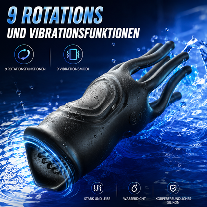 Elektrische Penisterainer Eichel Stimulator Masturbatoren mit 10 Vibrationsmodi