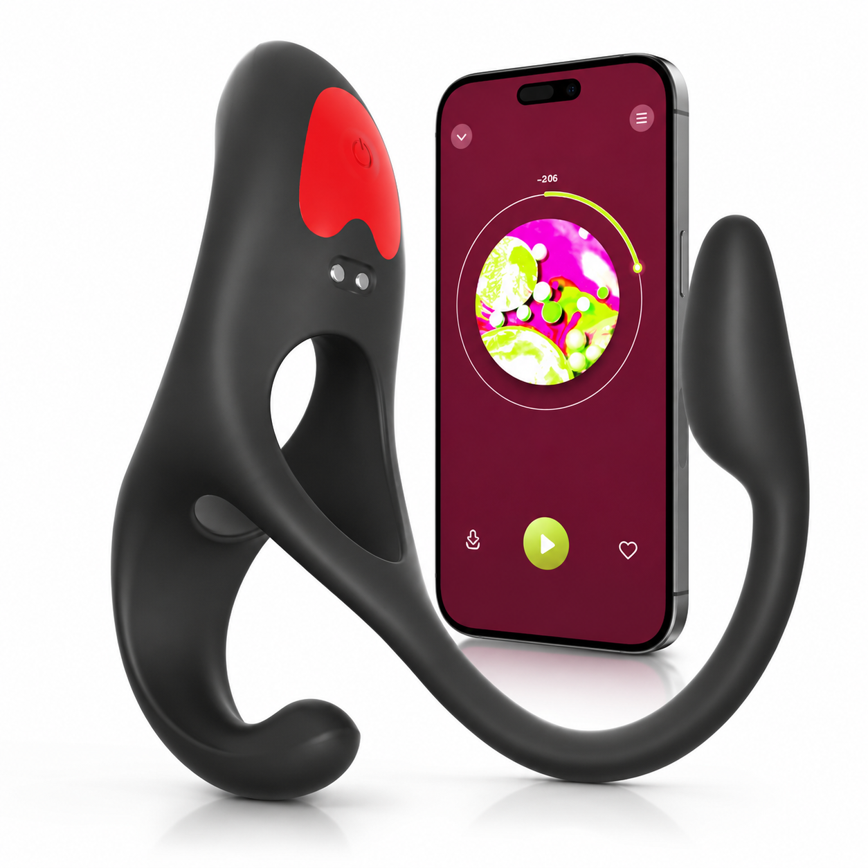 Analplug Prostata Hoden Stimulator Penisring Klitorisstimulator mit 10 Vibrations