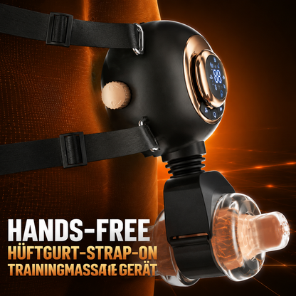 Strap-On Masturbator Sexmachine Stroker mit 9 Vibrationen & Schwingen & Stoßen