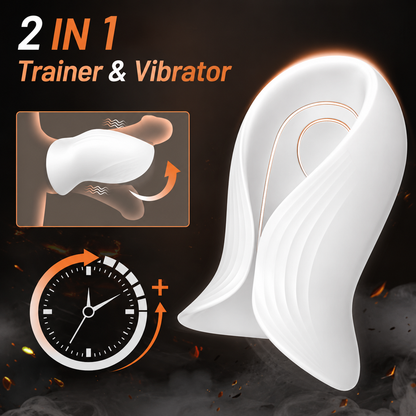 Vielseitiger Penis Trainer Vibrator Stroker Blowjob mit 12 Einzigartigen Vibrationsmodi