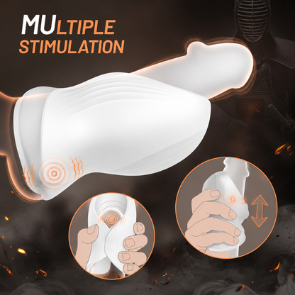 Vielseitiger Penis Trainer Vibrator Stroker Blowjob mit 12 Einzigartigen Vibrationsmodi