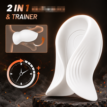 Vielseitiger Penis Trainer Vibrator Stroker Blowjob mit 12 Einzigartigen Vibrationsmodi