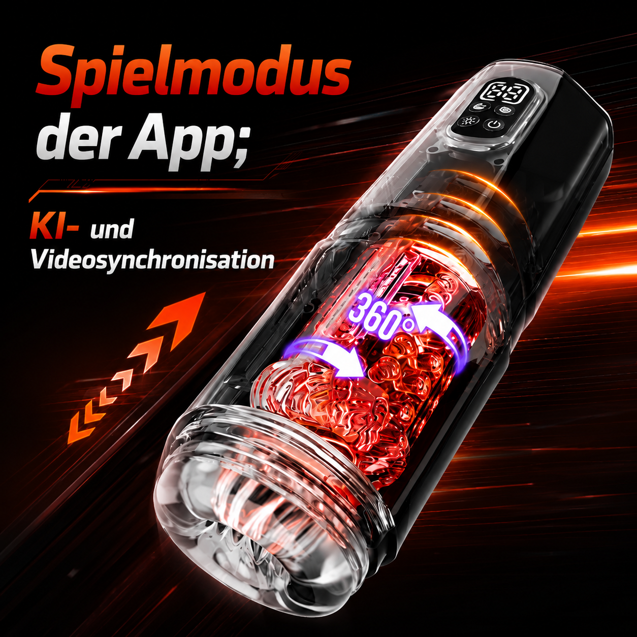 Automatische Masturbator Sex Maschine Stroker Blowjob mit 7 Schub und Rotationsmodi