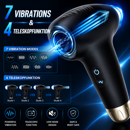 Elektrischer Masturbator Penis Trainer Stroker mit 10 Vibrationsmodi