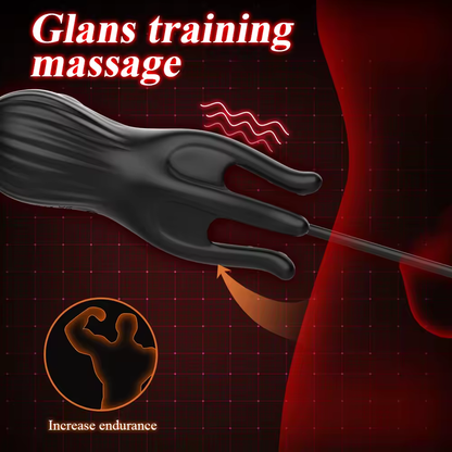 Eicheltrainer Penis Massagegerät Harnröhren Stimulator mit 10 Vibrationsmodi