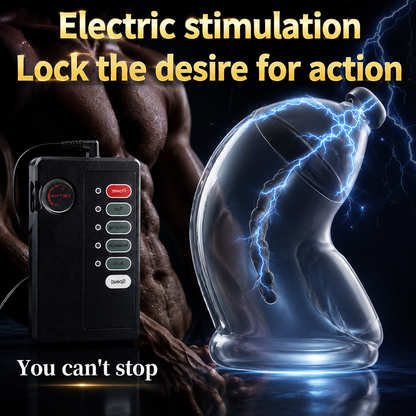 Ernbedienung Elektroschock Penistrainer Stimulator Anal Plug Set