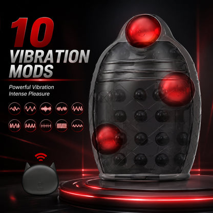 Elektrischer Penis Stimulations Eichel Massage Vibrator Masturbator mit 10 Vibrationsmodi