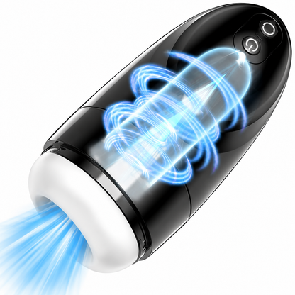 Automatischer Masturbator Penis Stroke Blowjob mit 9 Vibrations und 9 Saugmodi