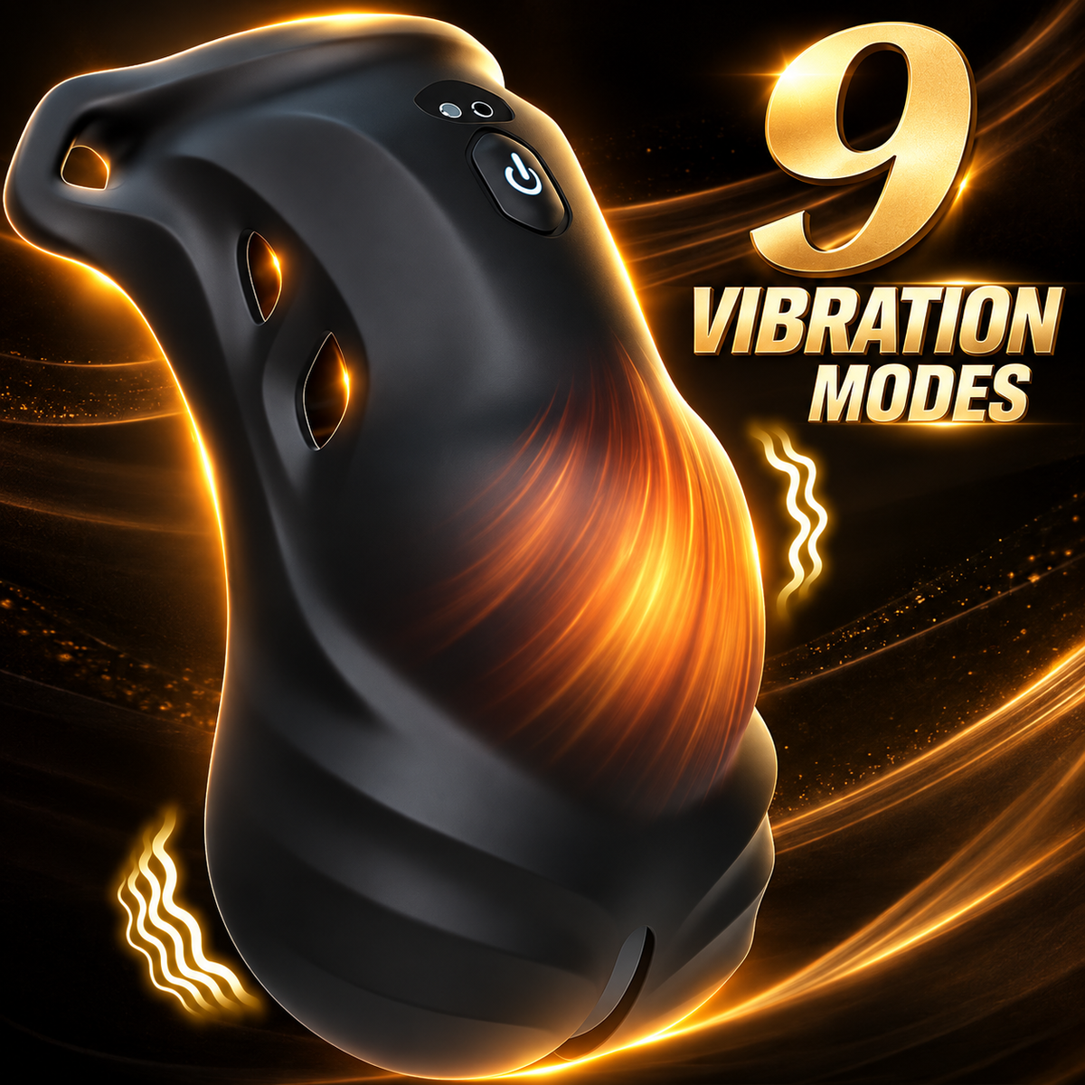 Tragbarer Penis Trainer Vibrator Keuschheitskäfig Masturbator Hodenvergrößerungs-Booster