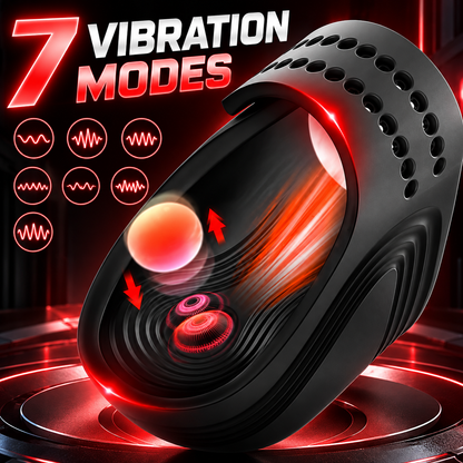 Elektrischer Masturbator Penistrainer Vibrator Stimulator mit 7 Vibrationsmodi