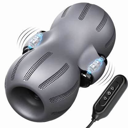 Doppelseitiger Penistrainer Massagegerät mit 3 Vibrationsmodi und 9 Geschwindigkeiten