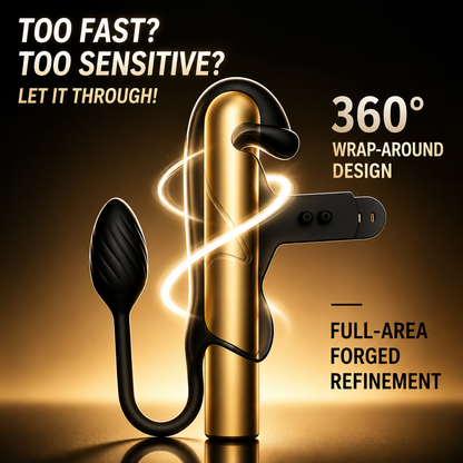 Penis Trainer Vibrator Cockring Analplug mit 10 Stoss & Vibratonmodi