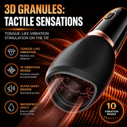 App-gesteuerter Penistrainer Vibrator mit 10 Leistungsstarken Vibrationsmodi