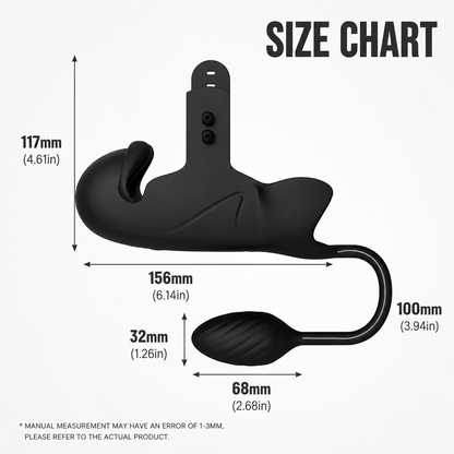 Penis Trainer Vibrator Cockring Analplug mit 10 Stoss & Vibratonmodi
