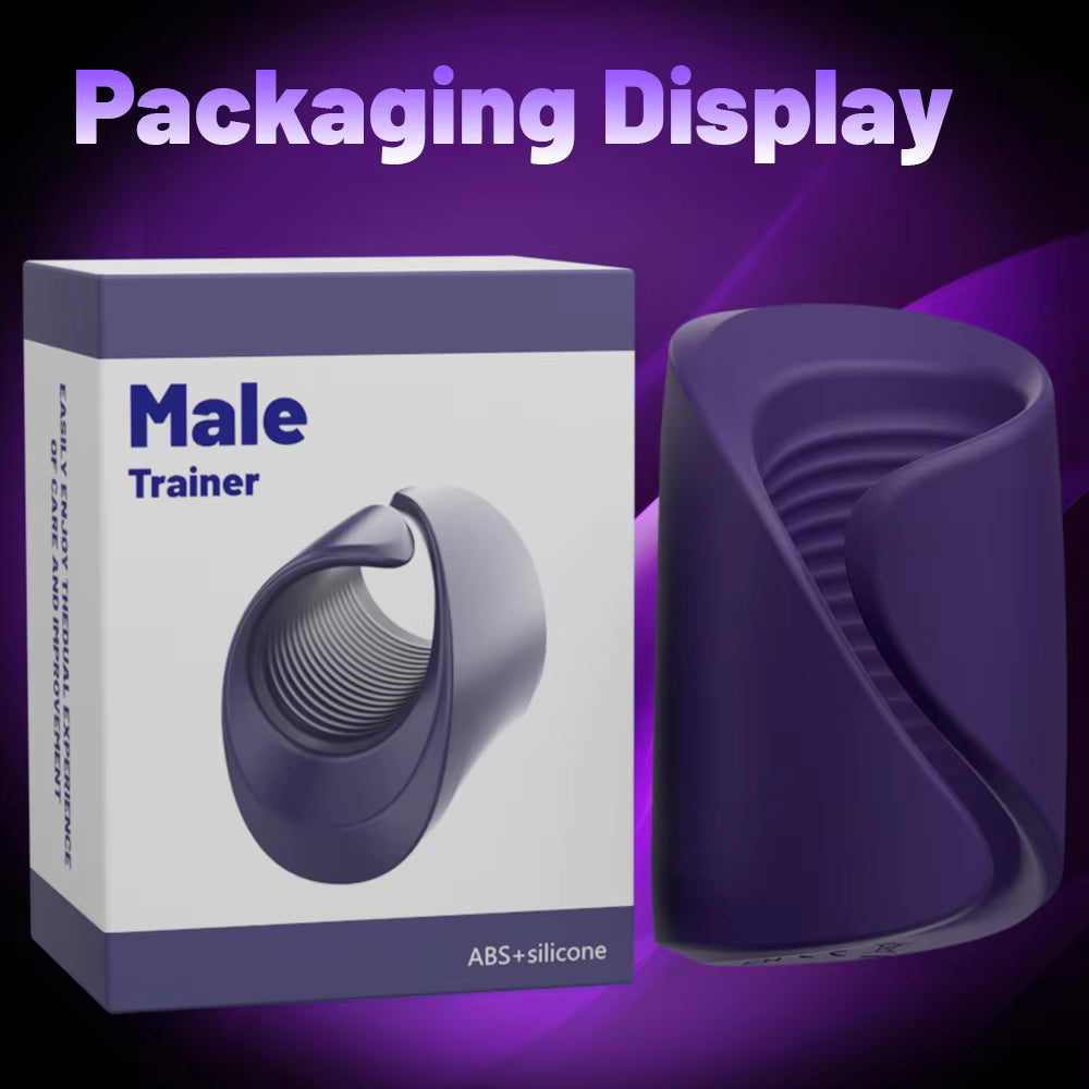 Bluetooth Penis Verzögerung Trainer Schwanz Ring Glans Massager mit 10 Vibrationen