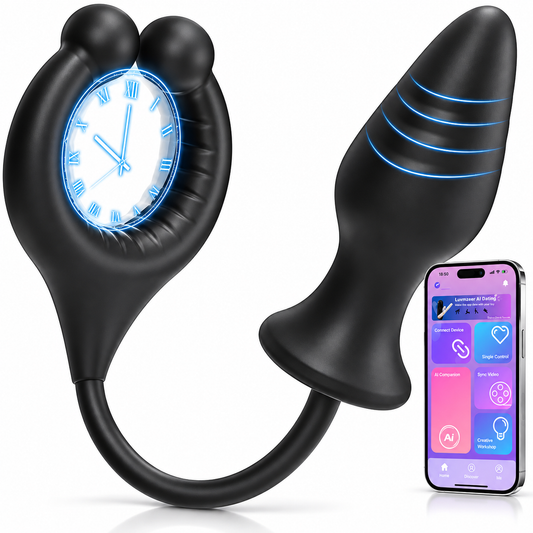 Anal Vibrator Dildo Prostata Stimulation Penisring mit 10 Vibrationsmodi
