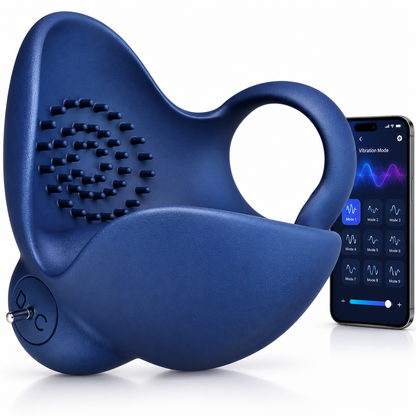 Dual Cockring  Penistrainer Hodenvibrator Massagegerät mit 10 Vibrationsmodi