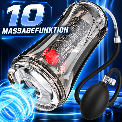 Elektrischer Penistrainer Stroker Blowjob Masturbatoren mit 10 Massagefunktion
