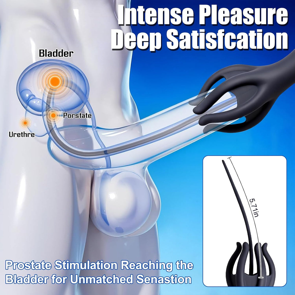 360° Tentakel Wrap Penisvibrator Eicheltrainer Stroker mit 10 Trainings und Vibrationsmodi