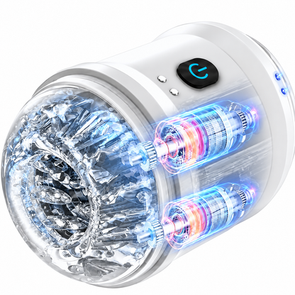 Automatische Elektrischer Masturbator Cup mit Starker 10 Saug und Vibrationsmodi