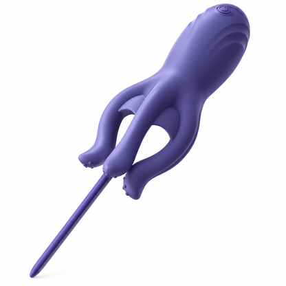 2 IN 1 Eichelvibrator Prostata Stimulation Penis Vibrator  Dilatatoren mit 10 Vibrationmodi