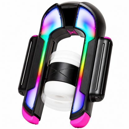 RGB-Beleuchtung Automatische Masturbationsmaschine mit 4 Hub-Modi & 4 Geschwindigkeitsstufen