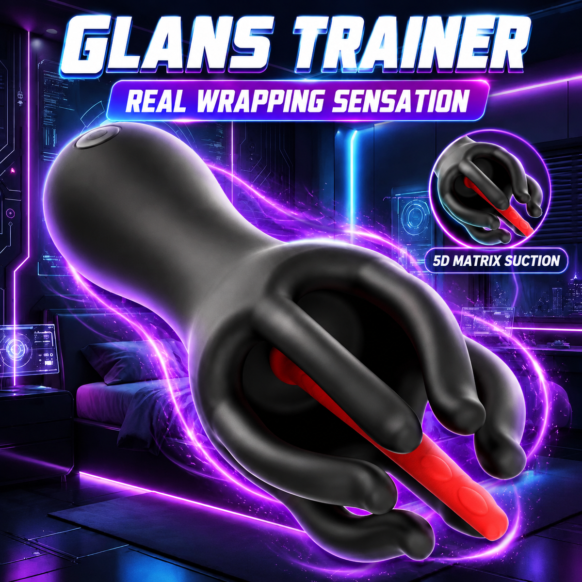 Penis Trainer Eichelvibrator Prostata Vibration Dilatatoren mit 10 Vibrationmodi