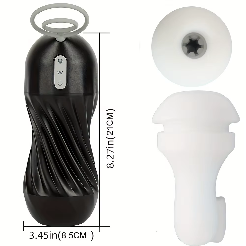 Automatischer Masturbatoren Stroker Blowjob mit 7 vibrierenden & 5 Saug & Drehmodi