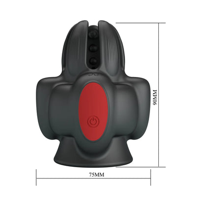 Elektrischer Masturbator Eichel Massage Vibrator Penis Stimulations mit 10 Vibrationsmodi