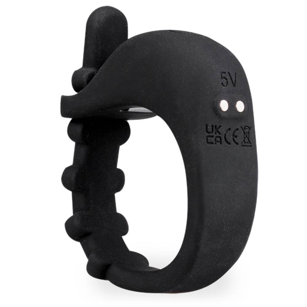 Einstellbarer E-stim Cock Ring Penistrainer mit 5 Elektroschockmodi