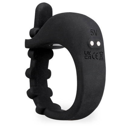 Einstellbarer E-stim Cock Ring Penistrainer mit 5 Elektroschockmodi