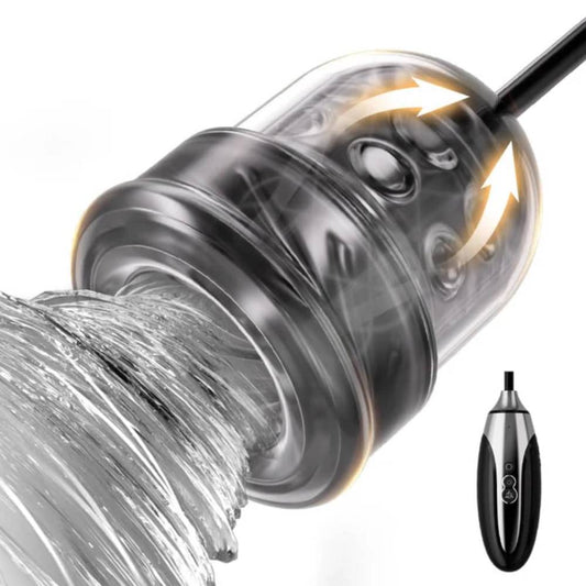 4 IN 1 Penistrainer Massager Eichel Trainer Stimulator Masturbator mit 7 Saugnäpfen