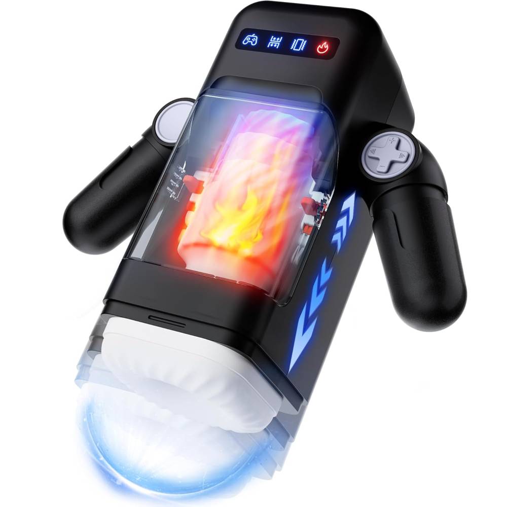 3-in-1 Robot Masturbator with Telescopic Vibration Heating Function 