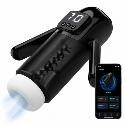 8 IN 1 Automatischer Masturbator Stroker Blowjob mit 7 Vibrationsmodi und Saugmodi