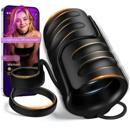 Elektrischer Penistrainer Vibratoren Stroker Masturbatoren mit 9 Vibrierende