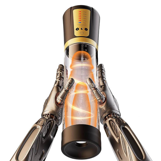 Elektrische Vakuumpumpe Penisvergrößerung Masturbatoren mit 4 Saugintensitäten