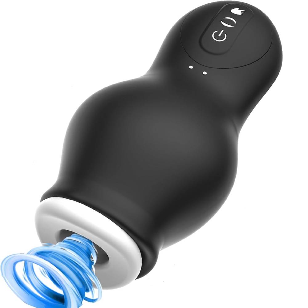 Elektrischer Masturbatoren Penistrainer Stroker Blowjob mit 7 Vibrations und 7 Saugmodi