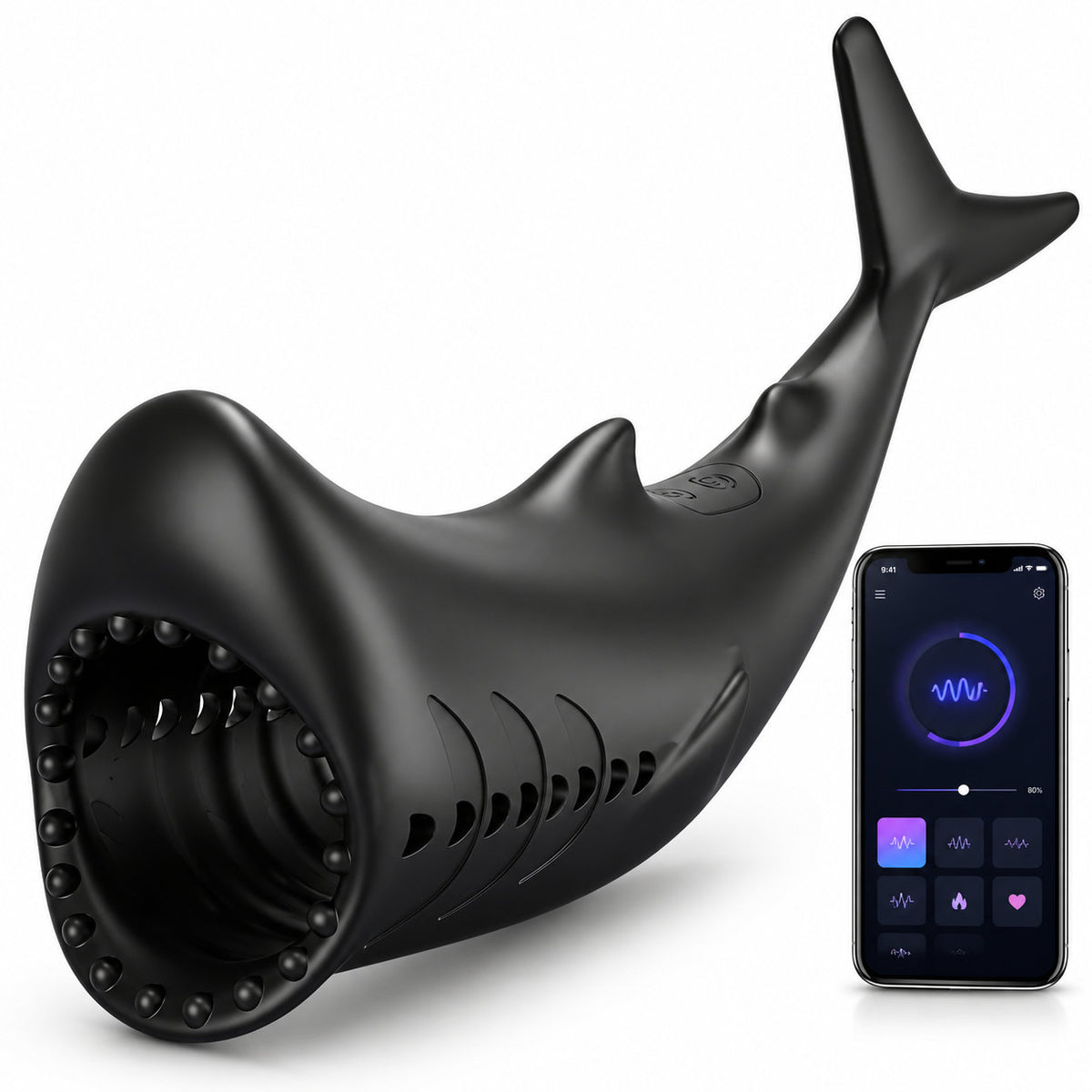 Tragbare Taschenmuschi Penis Trainer Vibrator Blowjob Masturbator mit 9 Vibrationsfunktionen