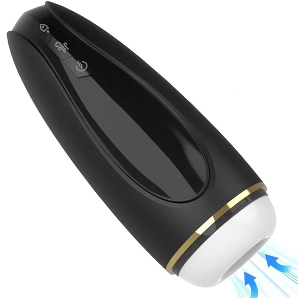 Automatischer Masturbationsbecher Glans Stimulator mit 9 Vibrationsmodi und 5 Saugmodi