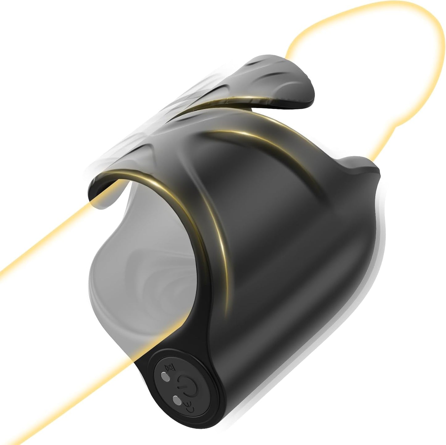 3 IN 1 Elektrischer Penistrainer Eichelstimulator Masturbator mit 10 Vibrationsmodi